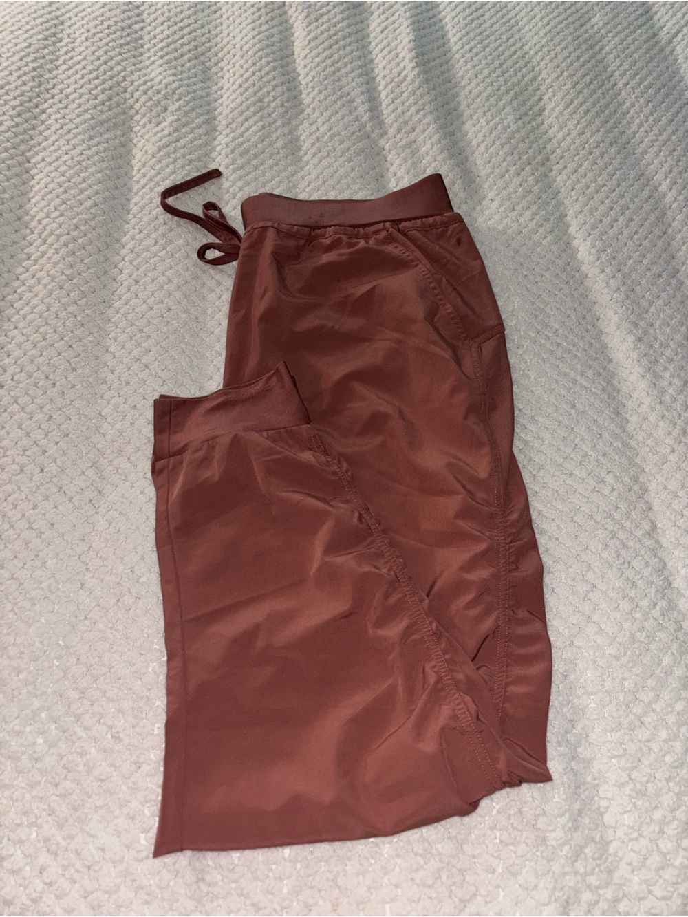 Jolt Rust Jogger Track Pants with Drawstring